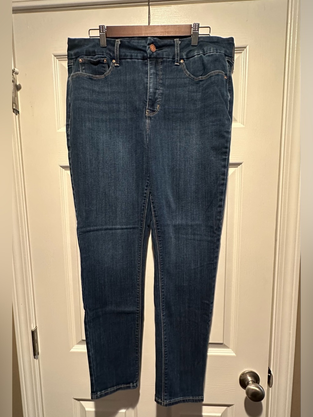 Seven7 Dark Indigo Skinny Jeans